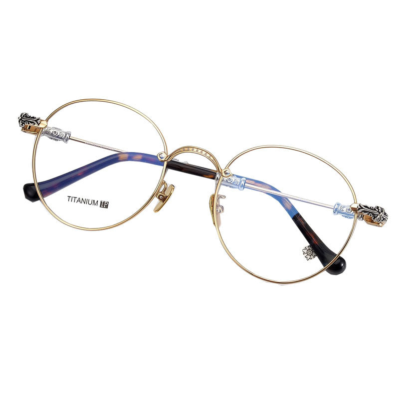 CHH Chrome Hearts Glasses Vintage Pure Titanium Myopia Glasses Frame
