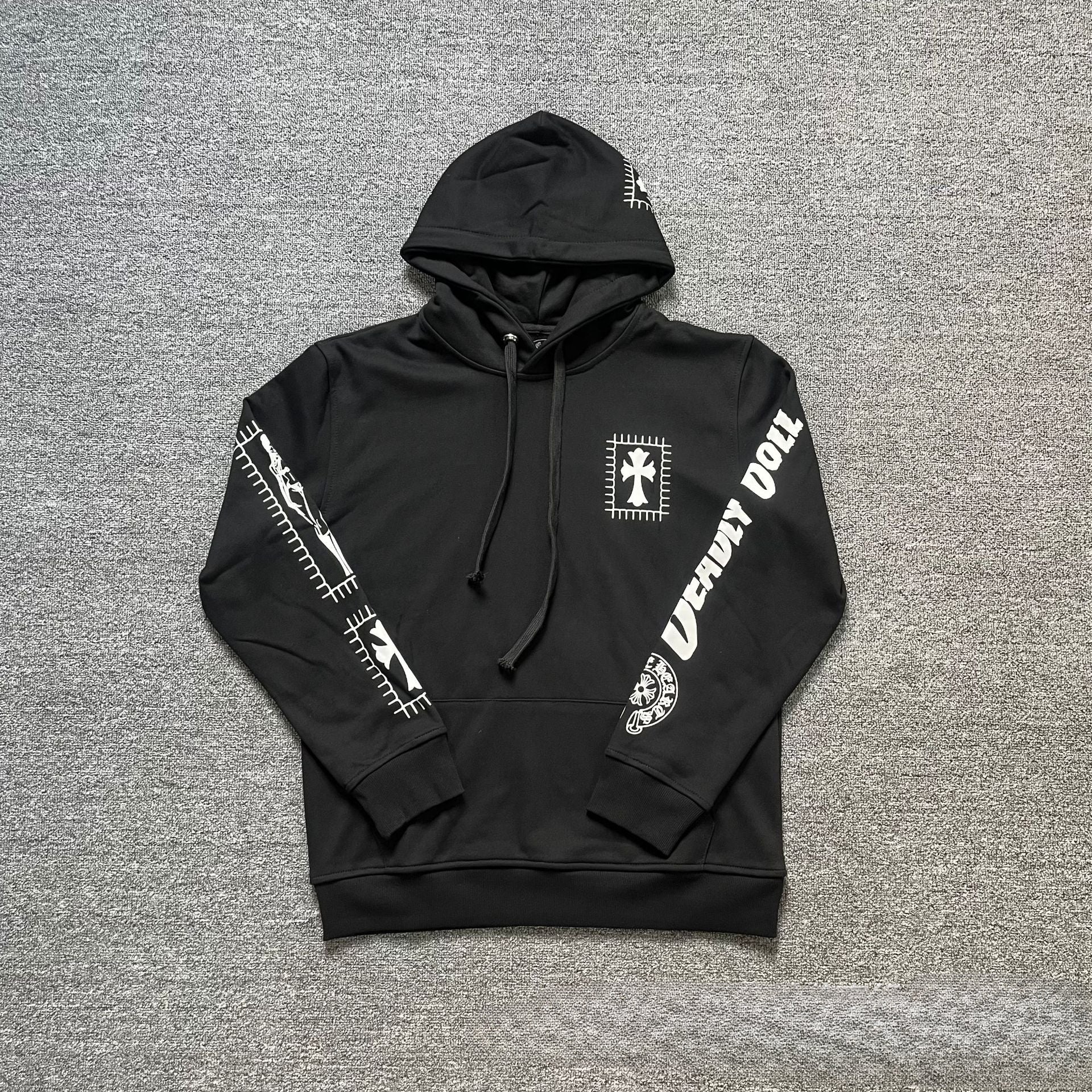 CHH Chrome Heart Hoodie Chrome Hearts big horseshoe deadly doll hooded sweater