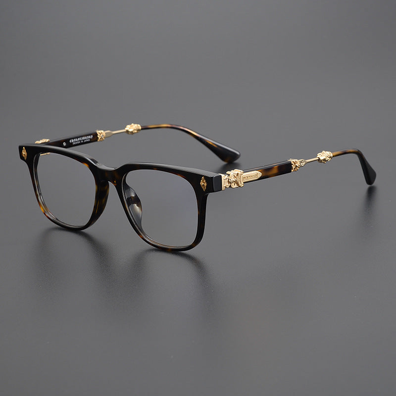 CHH Chrome Hearts Glasses vintage plate literary glasses frame big face