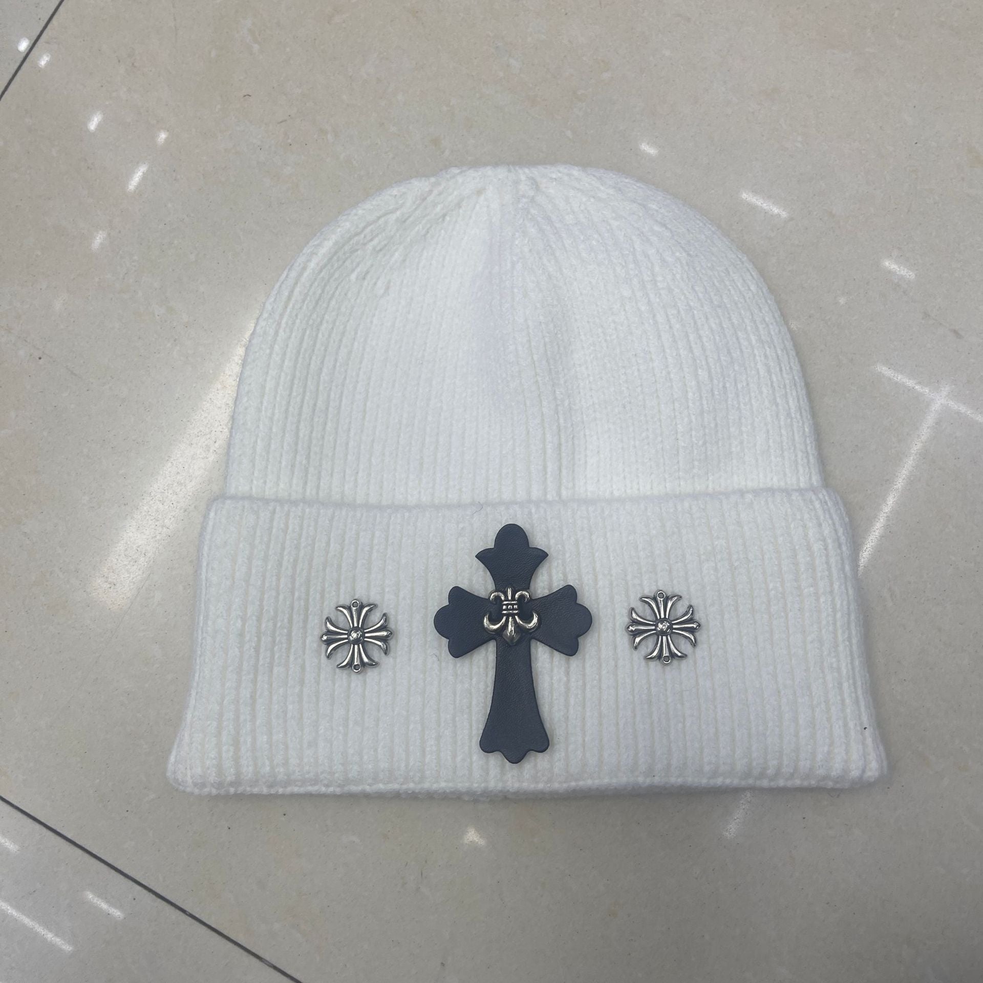 Chh Chrome Heart Beanie Knitted Hat Autumn/Winter Male Female