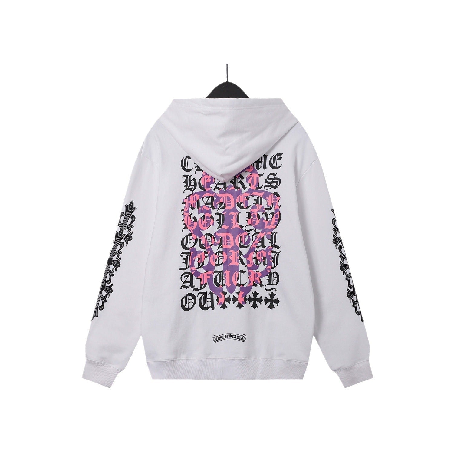 CHH Chrome Heart Hoodie Chrome Heart Sanskrit embroidered hooded