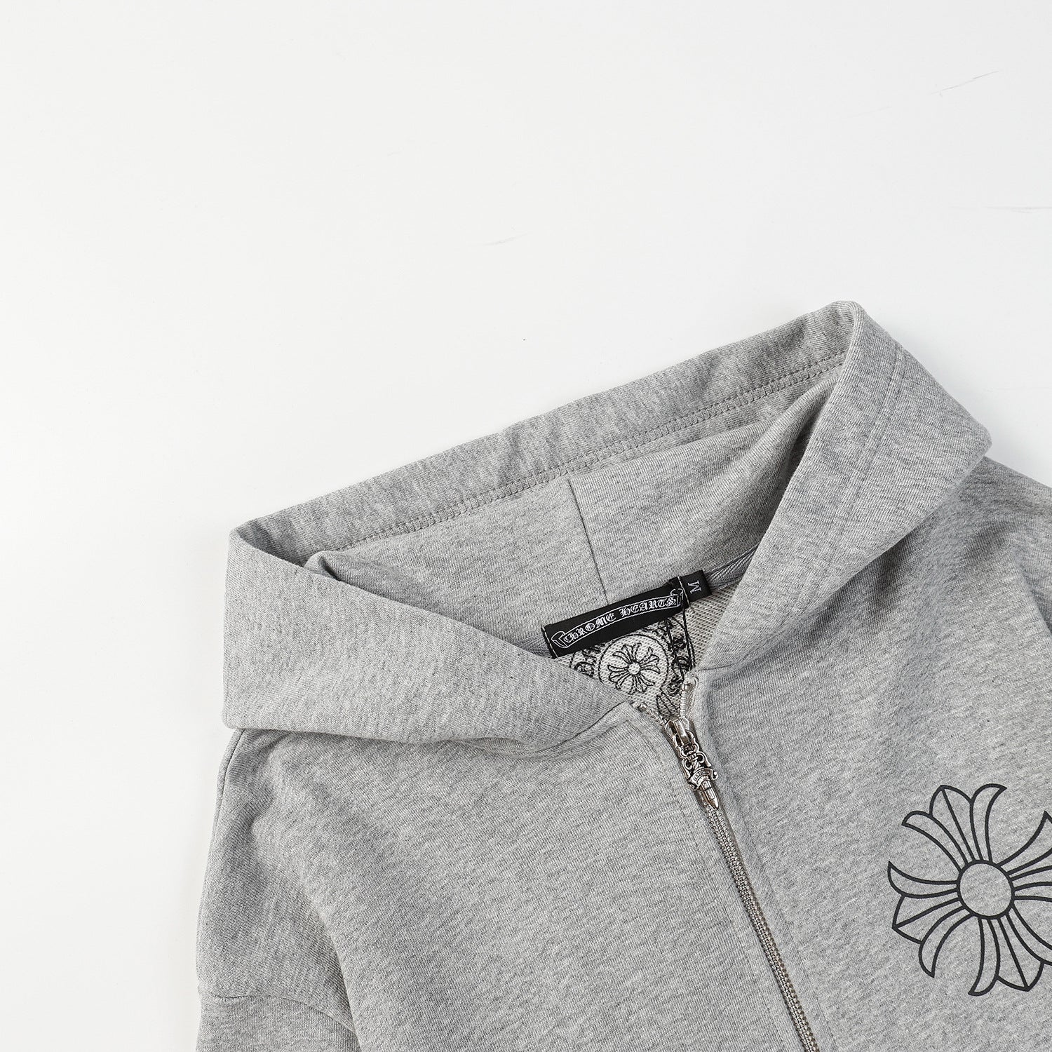 CHH Chrome Heart Hoodie Crowe Hooded Sweater Cardigan Zip Long Sleeve Jacket