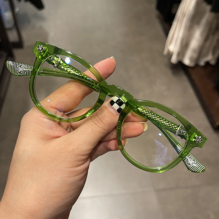 CHH Chrome Hearts Glasses Vintage Fashion Plain Myopia Glasses Frame