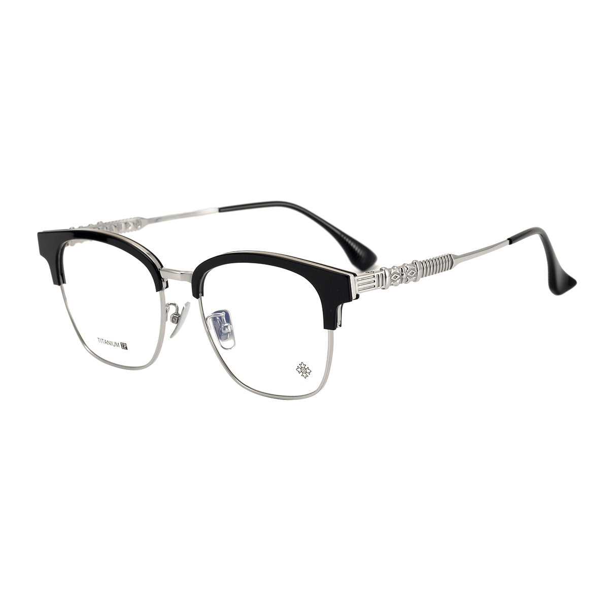 CHH Chrome Hearts Glasses Vintage Ultra Light Half Frame Myopia Glasses Frame