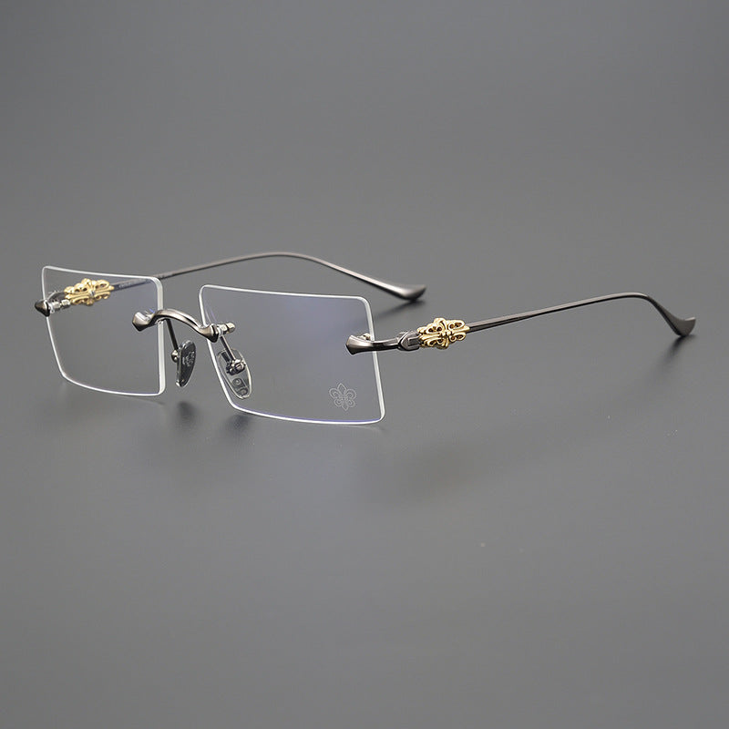 CHH Chrome Hearts Glasses Versatile Ultra Light Radiation Resistant Glasses Frame