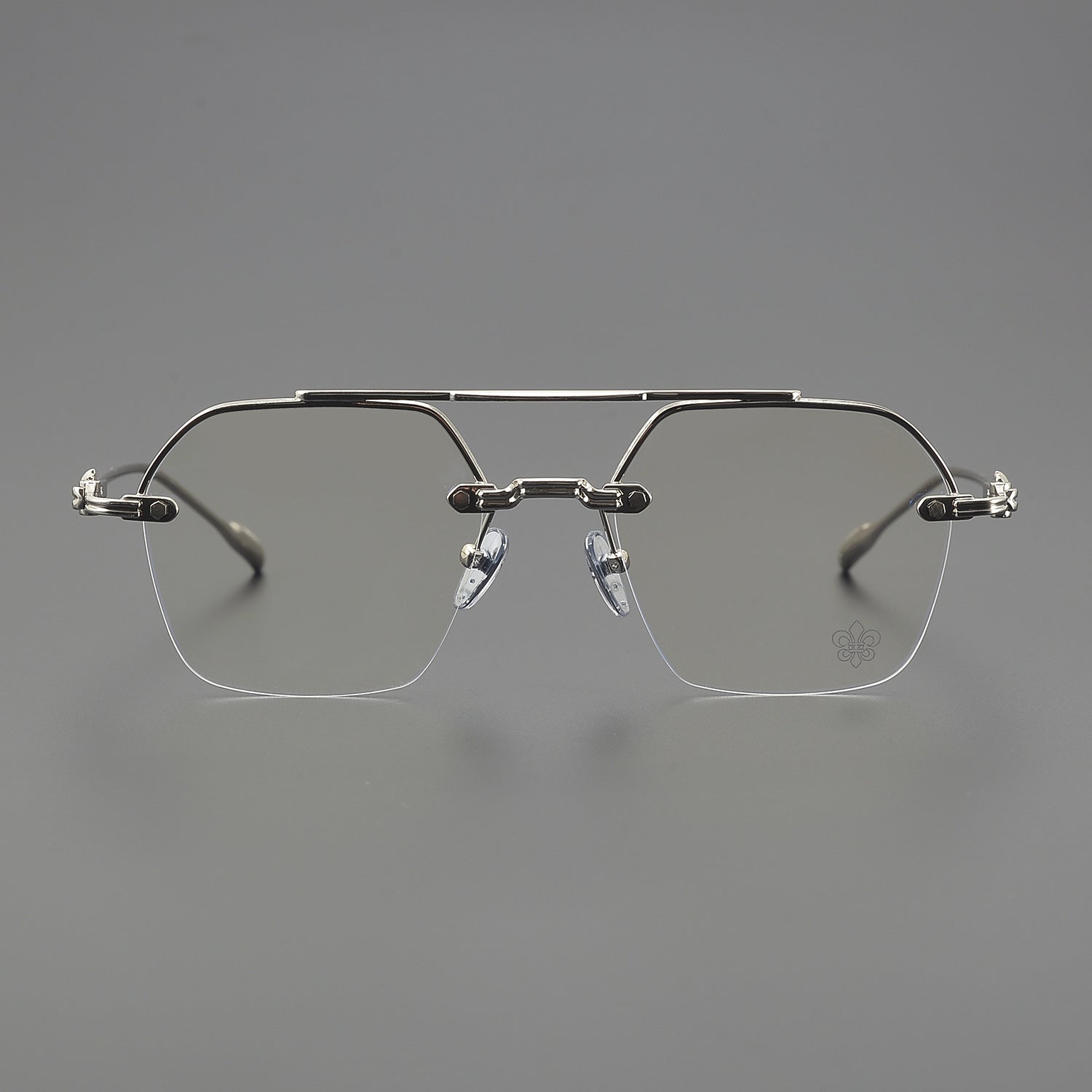 CHH Chrome Hearts Glasses Vintage gold rimless myopia frames