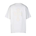 CHH Chrome Heart T Shirts Croix Cross Color Embroidery Printed Short Sleeve T-Shirt Loose