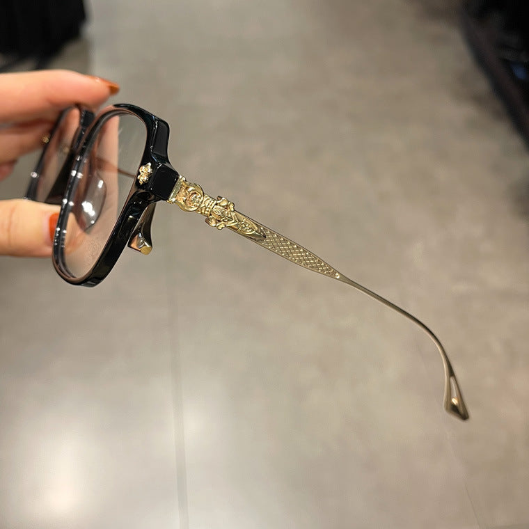 CHH Chrome Hearts Glasses Vintage Pure Titanium Myopia Glasses Frame