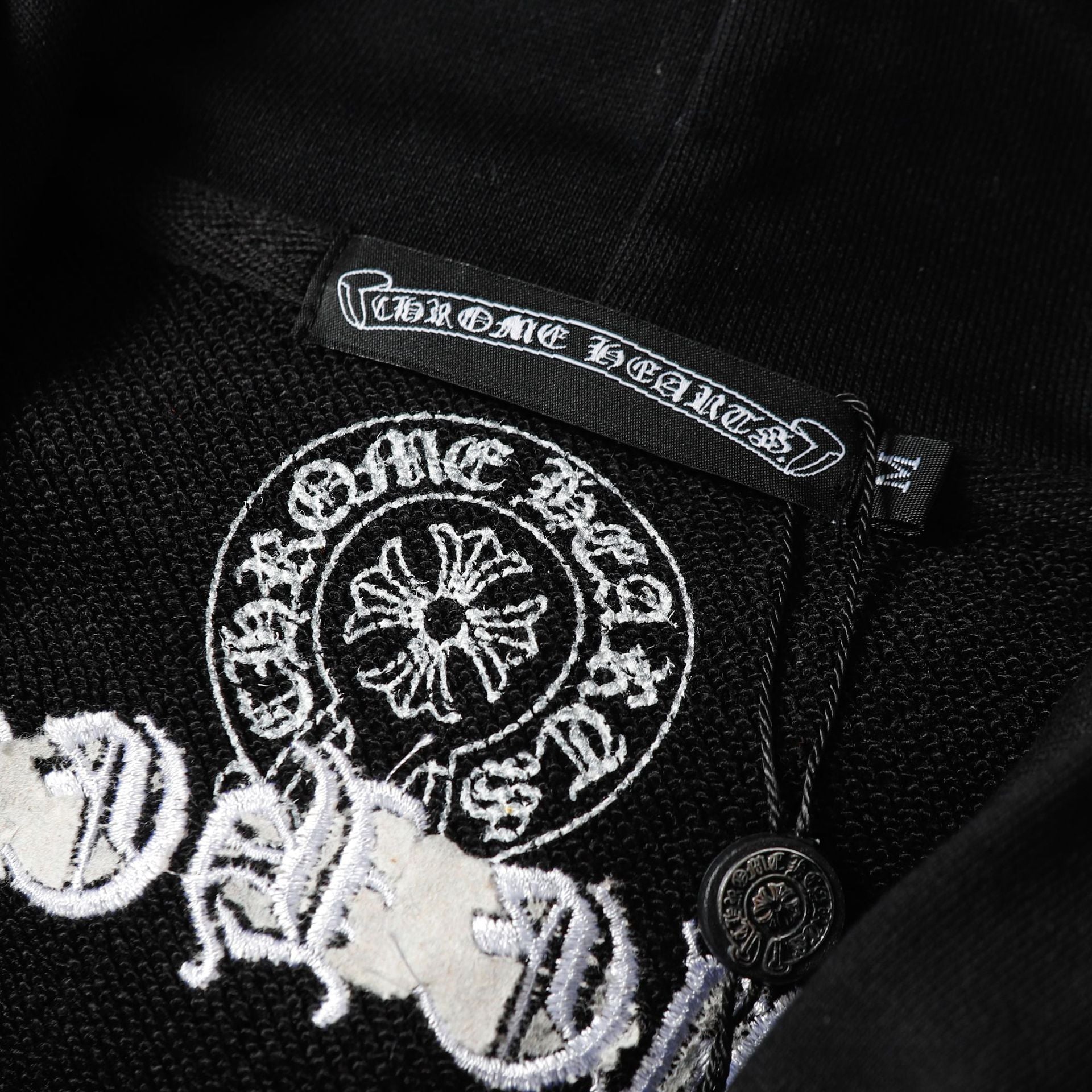 CHH Chrome Heart Hoodie Chrome Heart Sanskrit embroidered hooded sweater