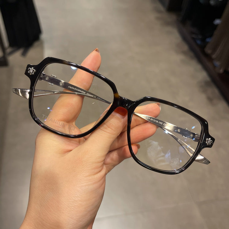 CHH Chrome Hearts Glasses Vintage Pure Titanium Myopia Glasses Frame